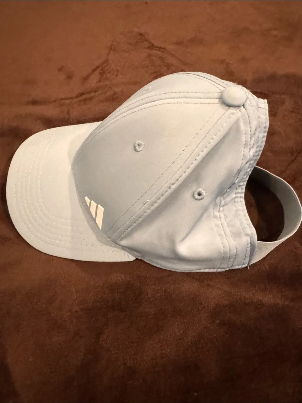 adidas Pastel Blue Curved-Brim Cap